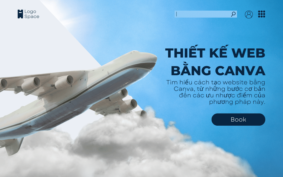 Tạo website bằng canva