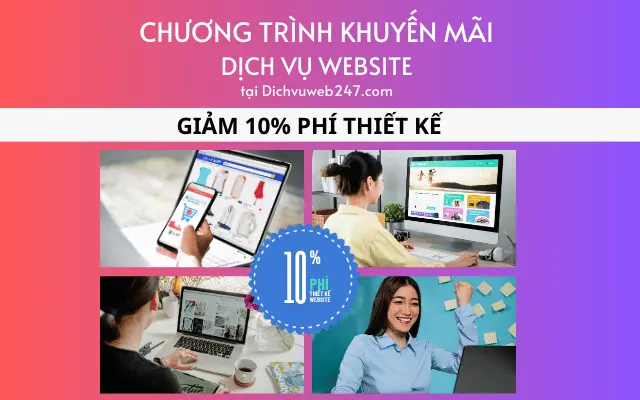 Chương Trình Khuyến Mãi Thiết Kế Website Tháng 8/2024