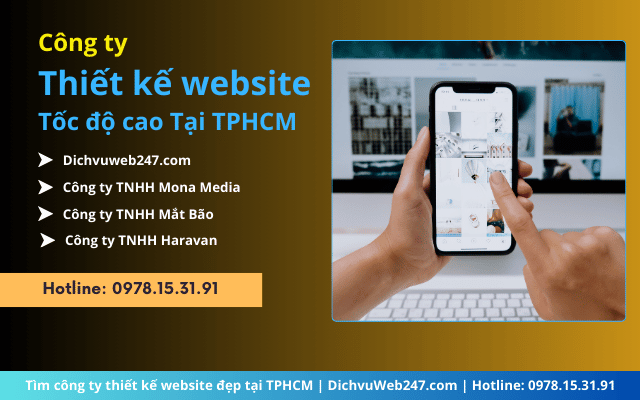 Công ty làm website tốc độ cao TPHCM