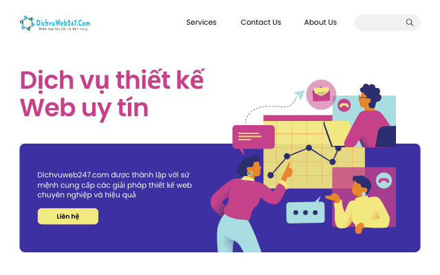 Dịch Vụ Thiết Kế Web Uy Tín, Giá Rẻ Cạnh Tranh | Dichvuweb247.com