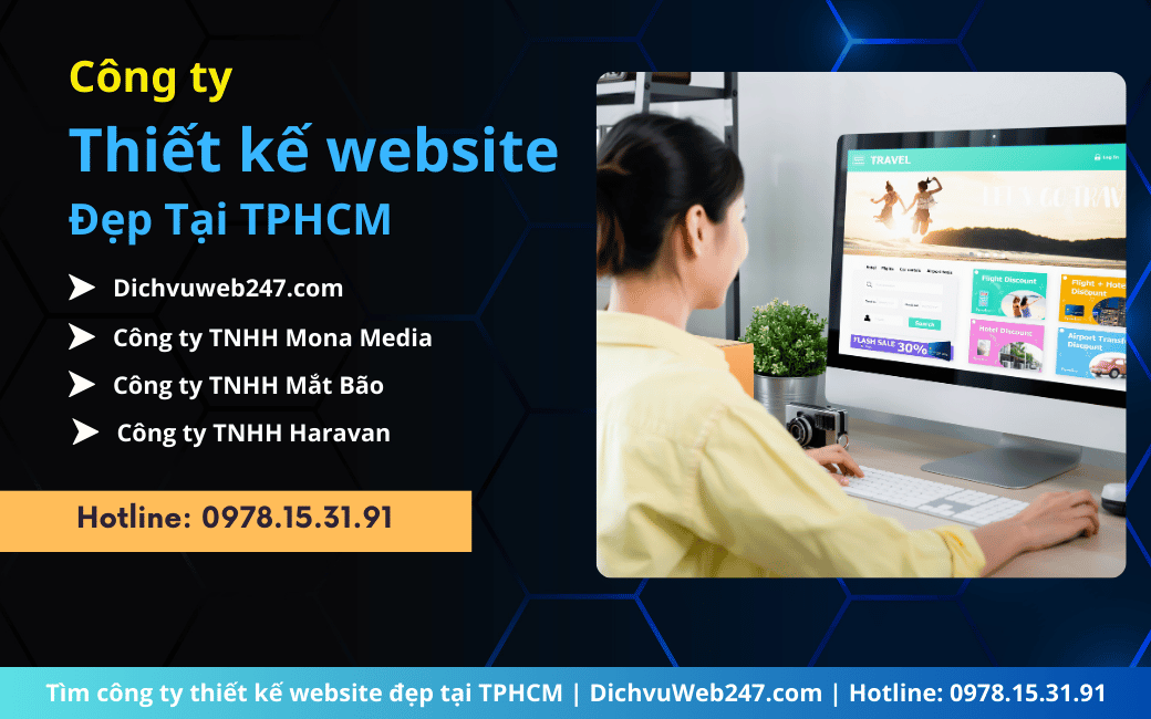 Đơn vị thiết kế website giao diện đẹp TPHCM