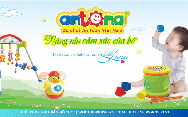 Thiết kế website Bán đồ chơi
