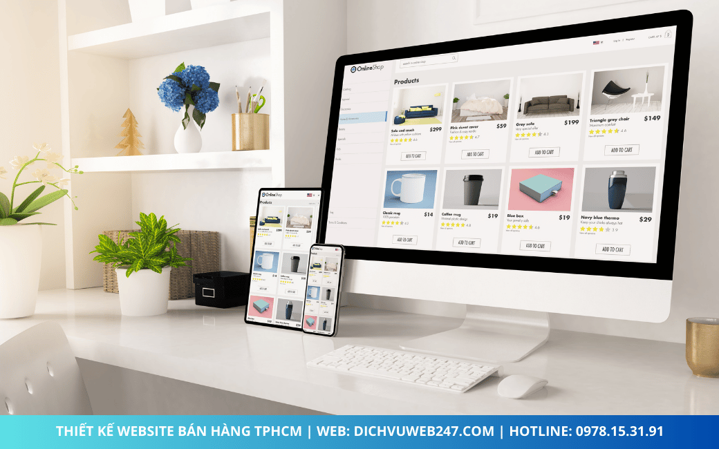 Thiết kế website bán hàng TPHCM