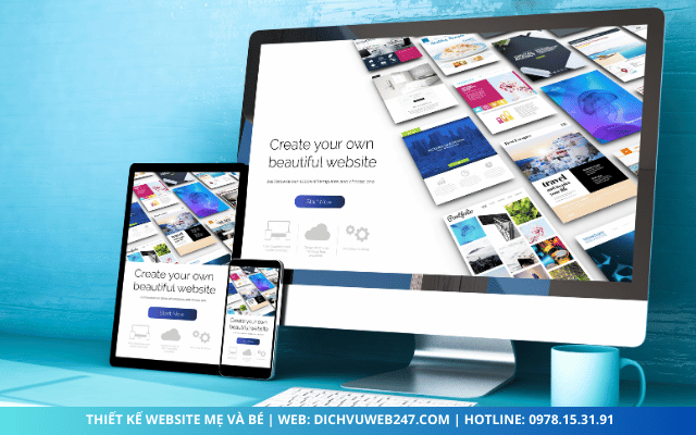 Thiết kế website Mẹ và bé