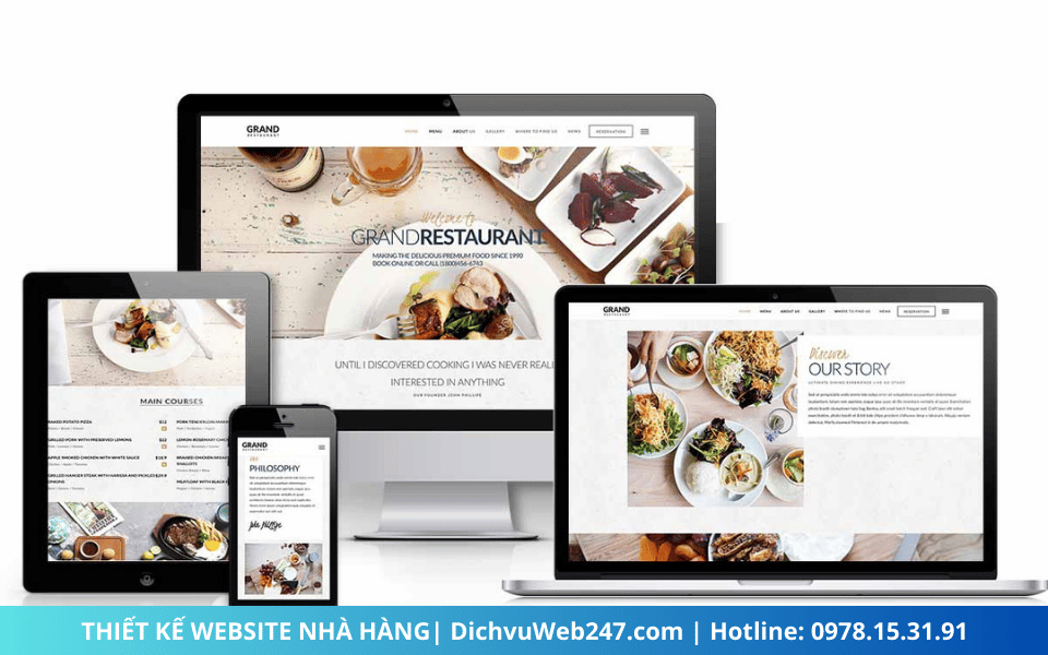 Thiết Kế Website Nhà Hàng: Tạo Ấn Tượng và Tăng Cường Doanh Thu